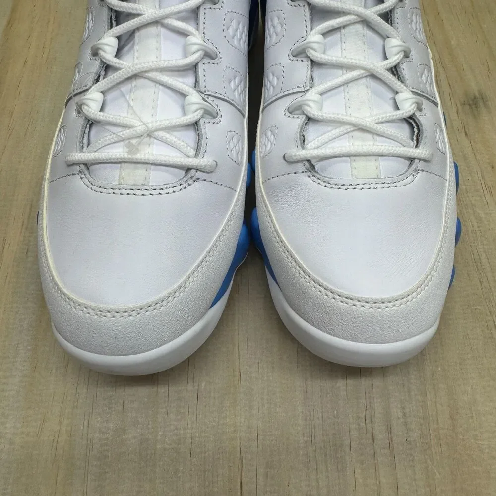 NEW Air Jordan 9 Low Golf White University Blue UNC Mens Sz 10.5 FJ5934-101